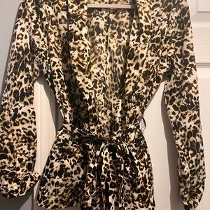 Thalia Sodi Animal Print blazer